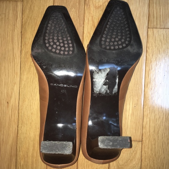 Bandolino Square Toe Heel in Camel 8.5M - Picture 5 of 8